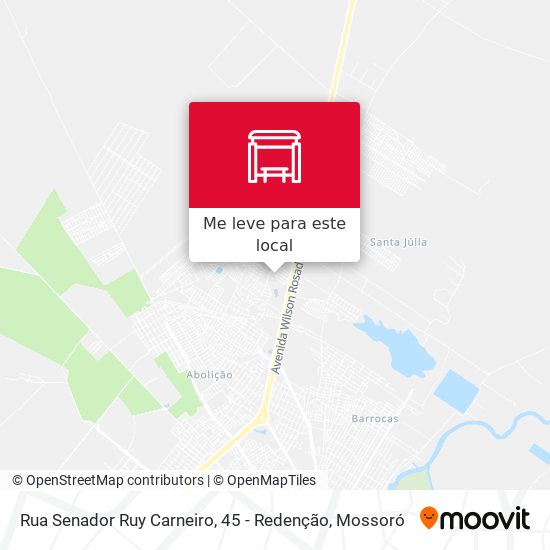 Rua Senador Ruy Carneiro, 45 - Redenção mapa