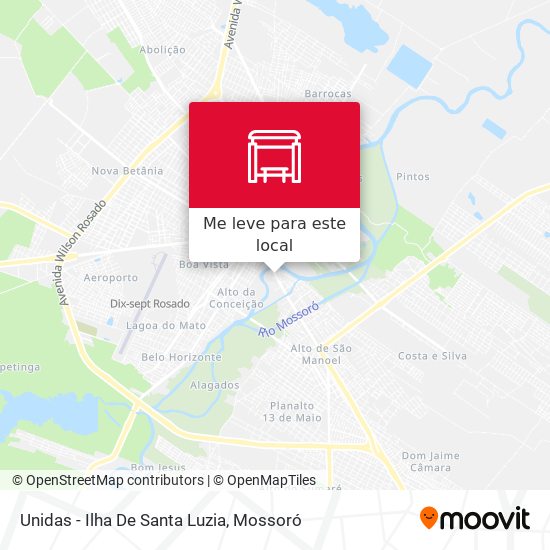 Unidas - Ilha De Santa Luzia mapa