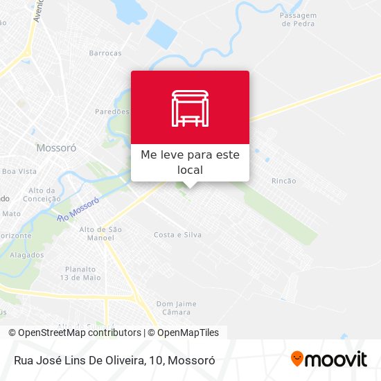 Rua José Lins De Oliveira, 10 mapa