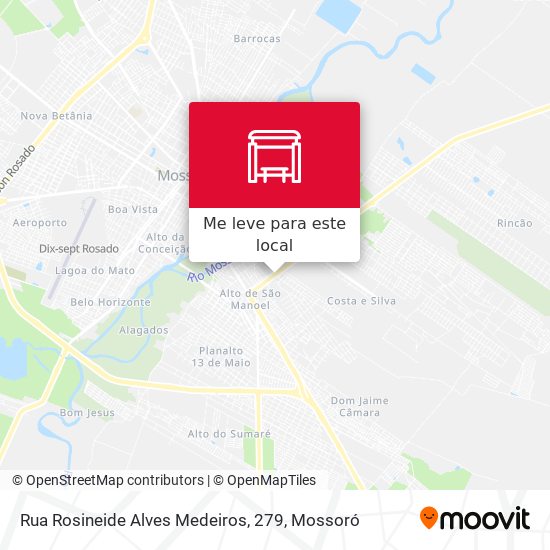 Rua Rosineide Alves Medeiros, 279 mapa