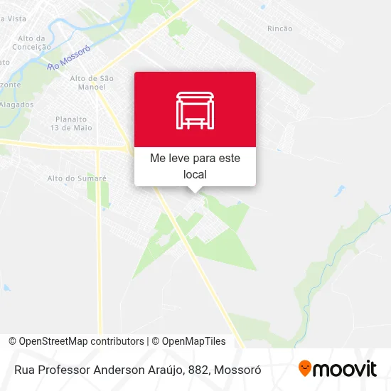 Rua Professor Anderson Araújo, 882 mapa