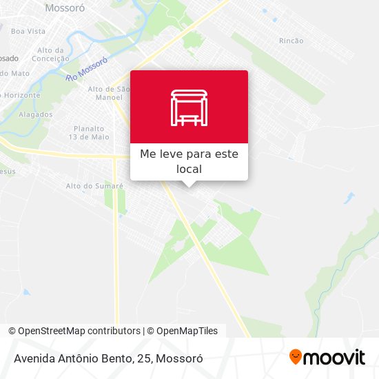 Avenida Antônio Bento, 25 mapa