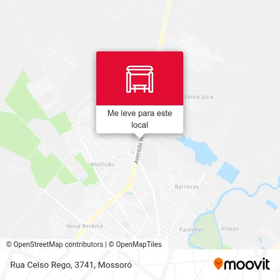 Rua Celso Rego, 3741 mapa