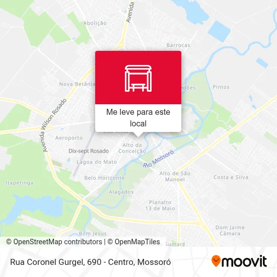 Rua Coronel Gurgel, 690 - Centro mapa