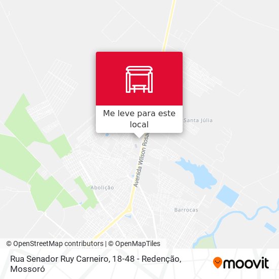 Rua Senador Ruy Carneiro, 18-48 - Redenção mapa