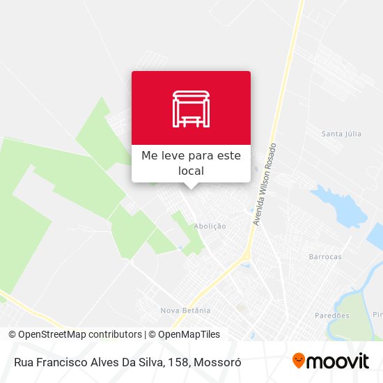 Rua Francisco Alves Da Silva, 158 mapa