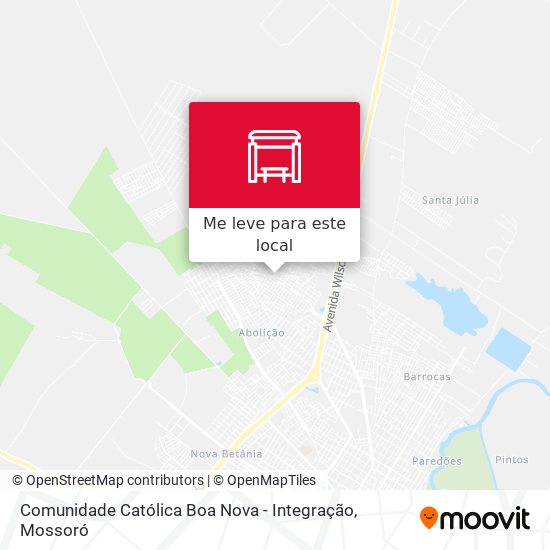 Comunidade Católica Boa Nova - Integração mapa