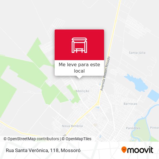 Rua Santa Verônica, 118 mapa
