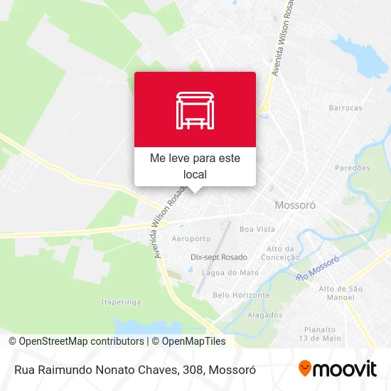 Rua Raimundo Nonato Chaves, 308 mapa