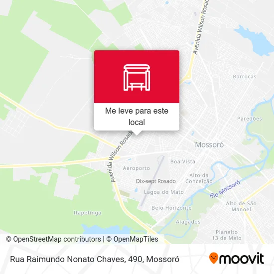 Rua Raimundo Nonato Chaves, 490 mapa