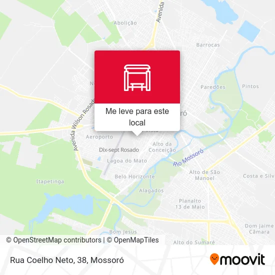 Rua Coelho Neto, 38 mapa
