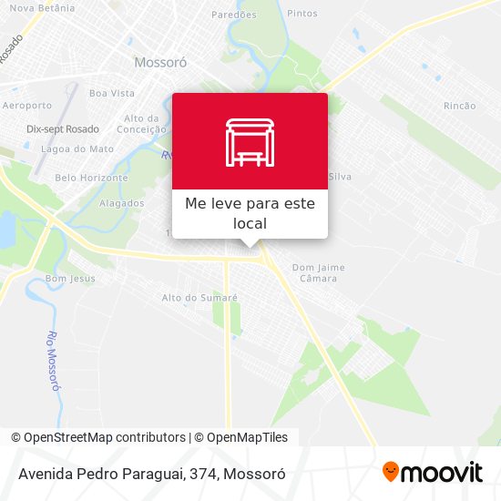 Avenida Pedro Paraguai, 374 mapa