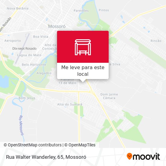 Rua Walter Wanderley, 65 mapa
