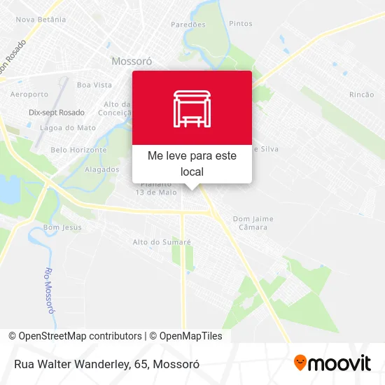 Rua Walter Wanderley, 65 mapa