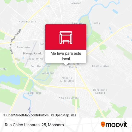 Rua Chico Linhares, 25 mapa