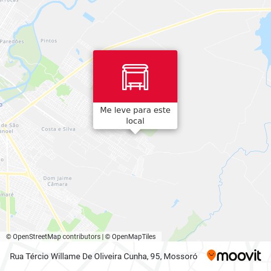 Rua Tércio Willame De Oliveira Cunha, 95 mapa