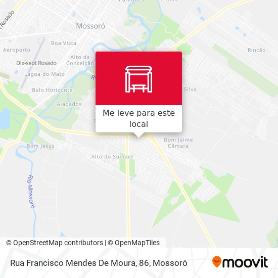 Rua Francisco Mendes De Moura, 86 mapa
