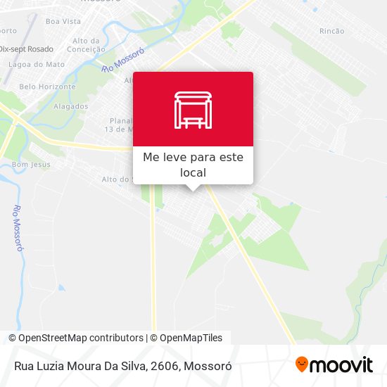 Rua Luzia Moura Da Silva, 2606 mapa
