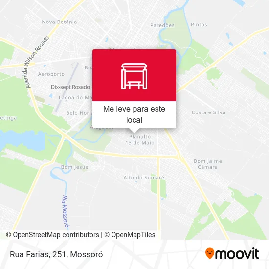 Rua Farias, 251 mapa