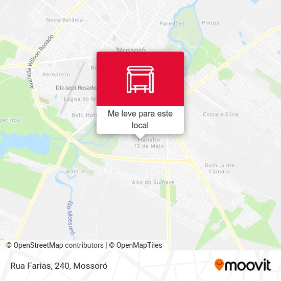 Rua Farias, 240 mapa