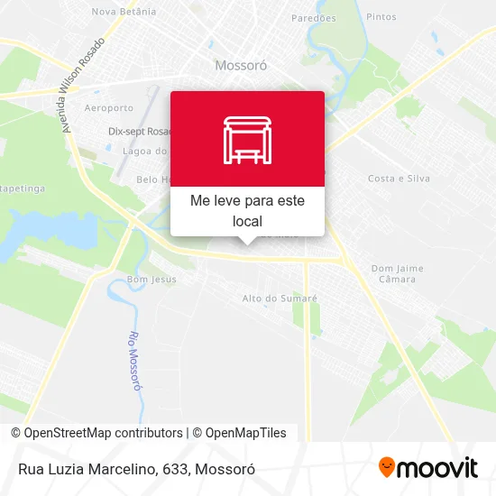 Rua Luzia Marcelino, 633 mapa