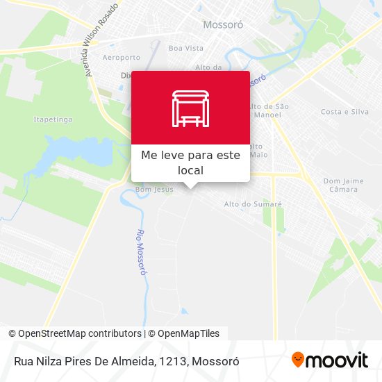 Rua Nilza Pires De Almeida, 1213 mapa