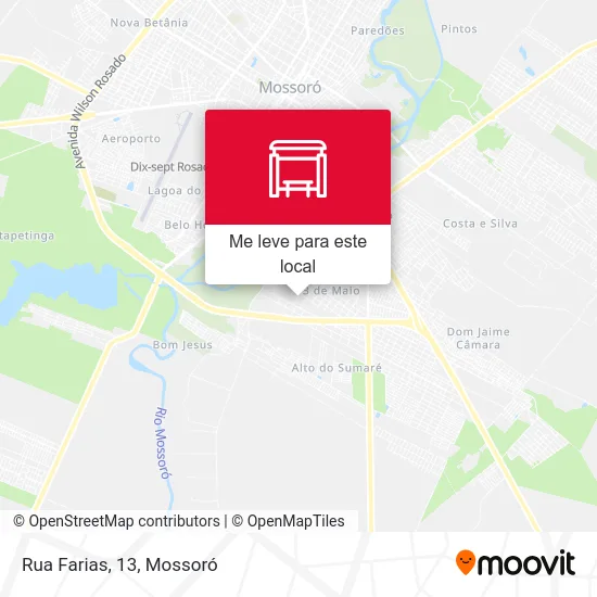 Rua Farias, 13 mapa