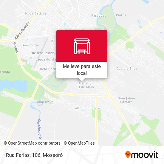 Rua Farias, 106 mapa