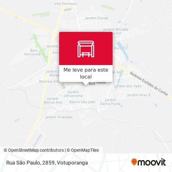 Rua São Paulo, 2859 mapa