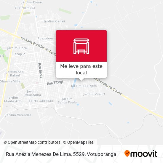Rua Anézia Menezes De Lima, 5529 mapa