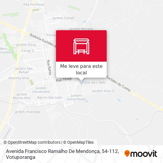 Avenida Francisco Ramalho De Mendonça, 54-112 mapa