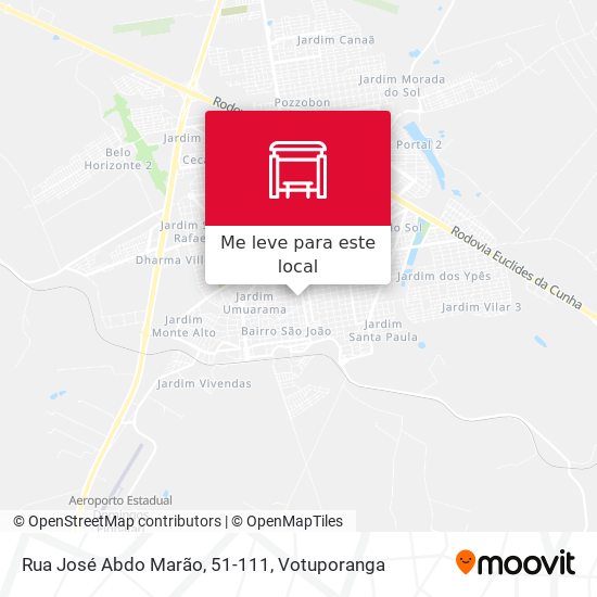 Rua José Abdo Marão, 51-111 mapa