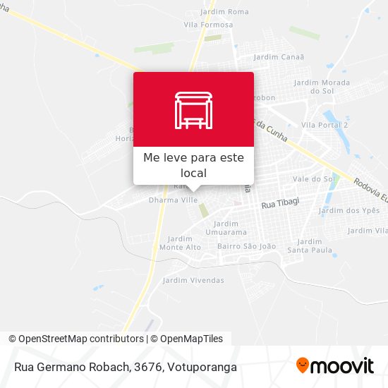 Rua Germano Robach, 3676 mapa