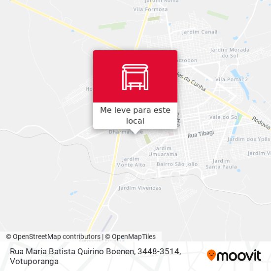 Rua Maria Batista Quirino Boenen, 3448-3514 mapa