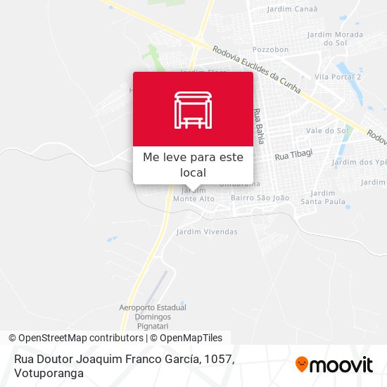 Rua Doutor Joaquim Franco García, 1057 mapa