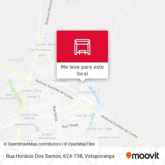 Rua Horácio Dos Santos, 624-738 mapa