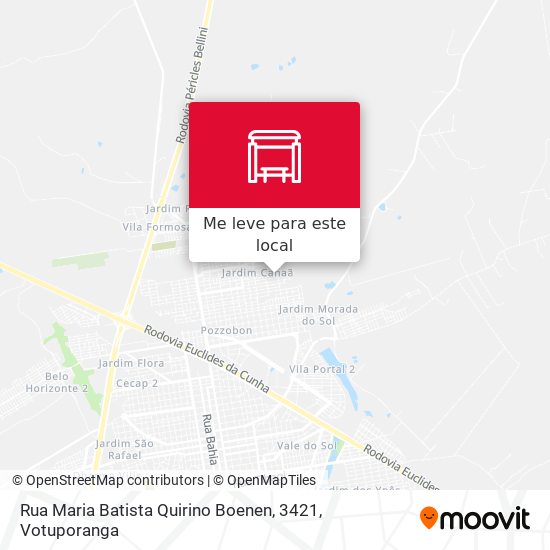 Rua Maria Batista Quirino Boenen, 3421 mapa