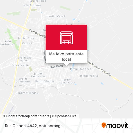 Rua Oiapoc, 4642 mapa