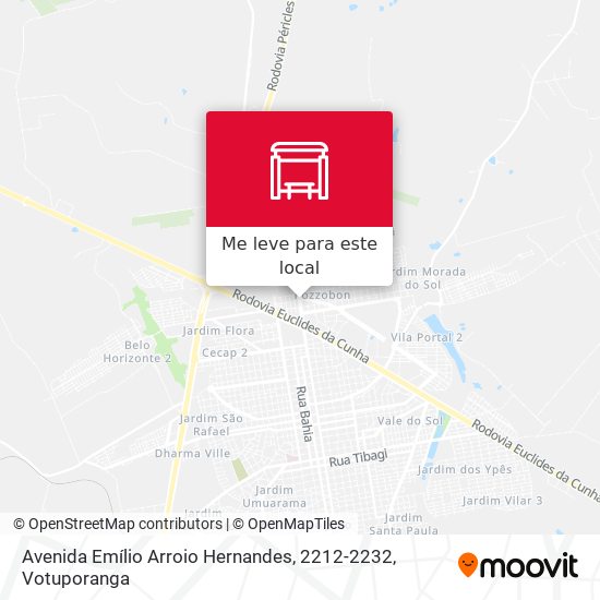 Avenida Emílio Arroio Hernandes, 2212-2232 mapa