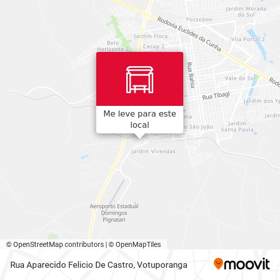 Rua Aparecido Felicio De Castro mapa