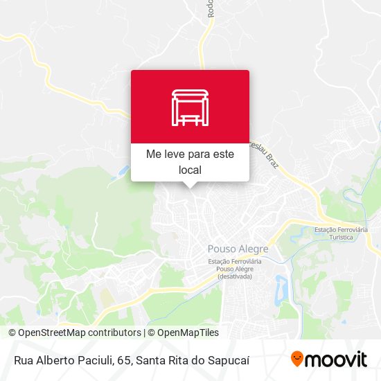 Rua Alberto Paciuli, 65 mapa