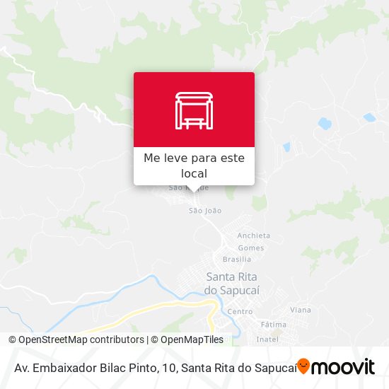 Av. Embaixador Bilac Pinto, 10 mapa