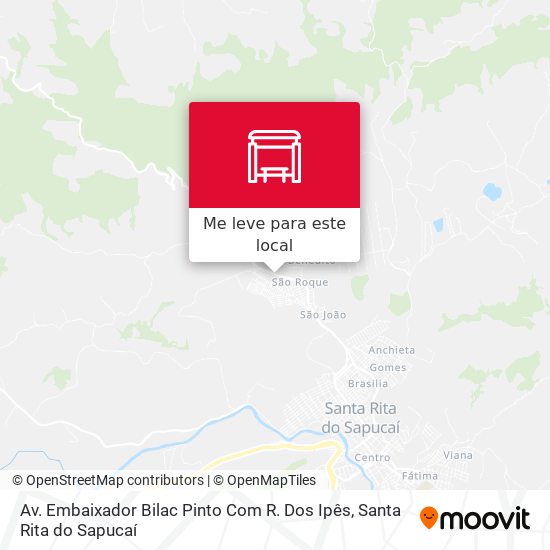 Av. Embaixador Bilac Pinto Com R. Dos Ipês mapa