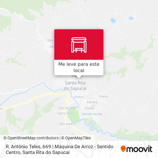 R. Antônio Teles, 669 | Máquina De Arroz - Sentido Centro mapa