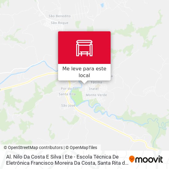 Al. Nilo Da Costa E Silva | Ete - Escola Técnica De Eletrônica Francisco Moreira Da Costa mapa