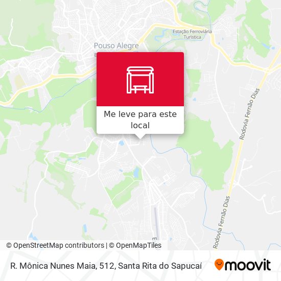 R. Mônica Nunes Maia, 512 mapa