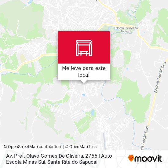 Av. Pref. Olavo Gomes De Oliveira, 2755 | Auto Escola Minas Sul mapa