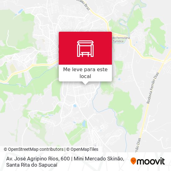 Av. José Agripino Rios, 600 | Mini Mercado Skinão mapa