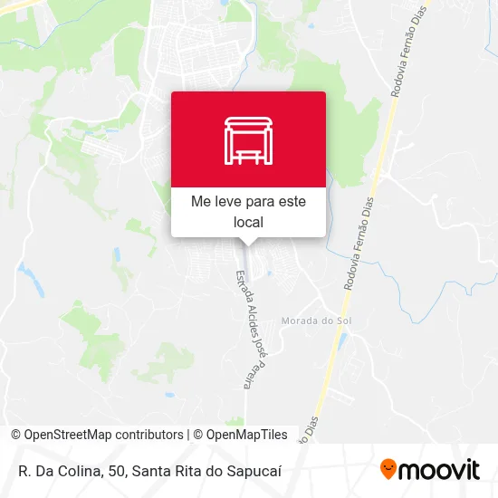 R. Da Colina, 50 mapa