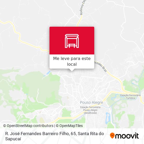 R. José Fernandes Barreiro Filho, 65 mapa